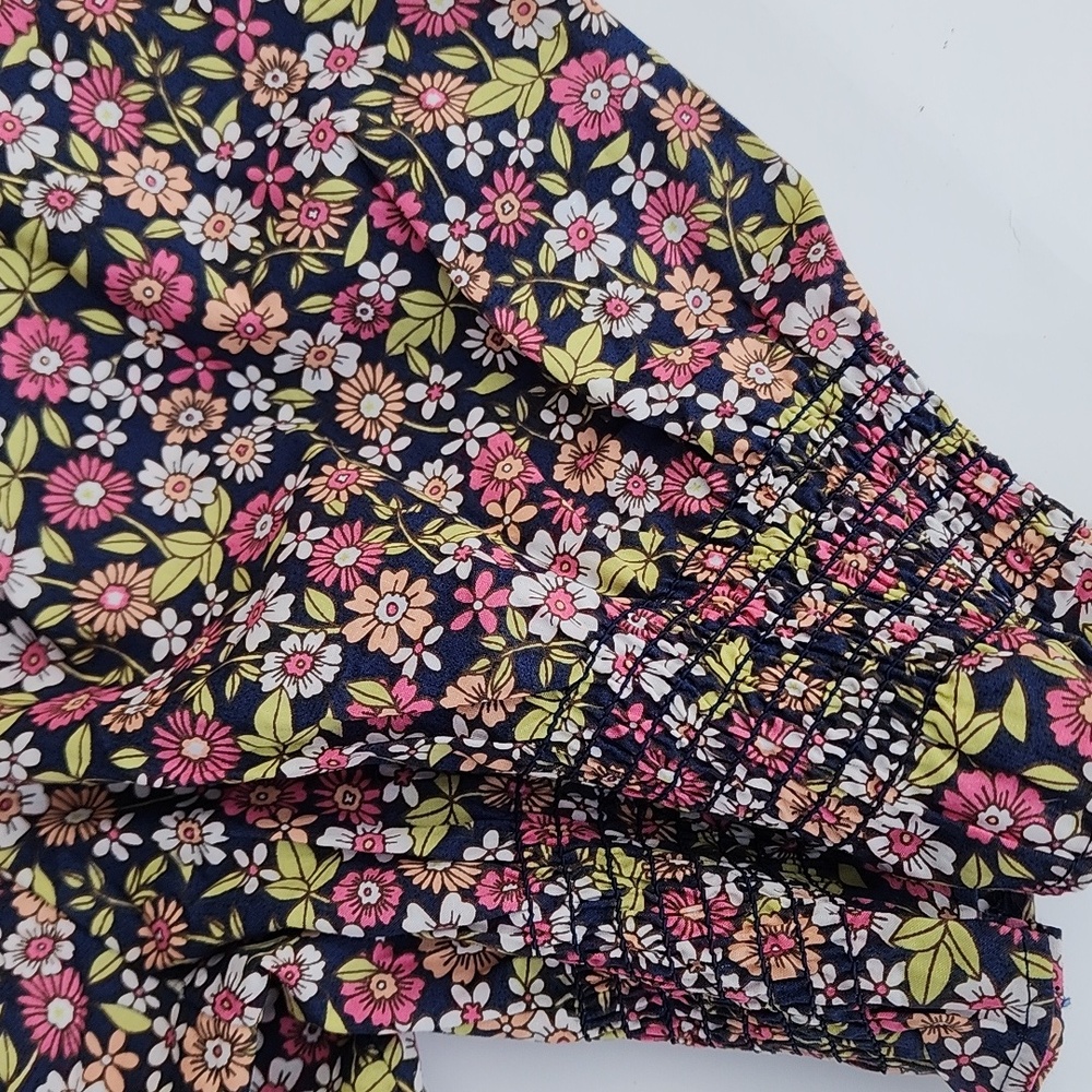 NWT J. Crew Smocked Puff-Sleeve Poplin Cotton Top In Meadow Floral XL - Picture 16 of 16